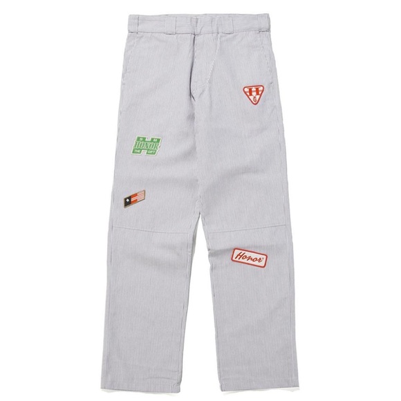 Honor the Gift Other - Honor the Gift Mechanic Uniform Striped Sports Patchwork Streetwear Pants